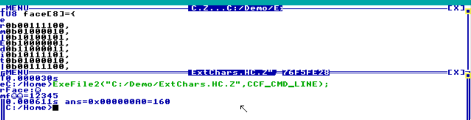 extChars